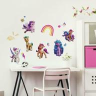 my little pony movie wall decals - easy to apply peel and stick roommates rmk4968scs logo