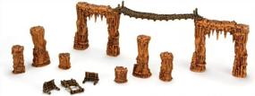 img 1 attached to Enhance Your Gameplay With WarLock Tiles Dripstone Bridges: A Must-Have Accessory For Tabletop Adventure!