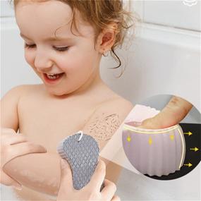 img 3 attached to 🧽 Children's Exfoliating Massager - Scrubber for Effective Exfoliation