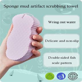 img 2 attached to 🧽 Children's Exfoliating Massager - Scrubber for Effective Exfoliation