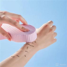 img 4 attached to 🧽 Children's Exfoliating Massager - Scrubber for Effective Exfoliation