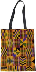 img 4 attached to 👜 For U DESIGNS Reusable Canvas Tote Bags for Women - Versatile Shopping, Books, and More