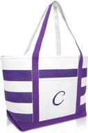 dalix monogrammed beach personalized purple women's handbags & wallets ~ totes logo