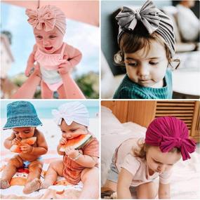 img 3 attached to DRESHOW Pieces Turban Infant Toddler Baby Care ~ Hair Care