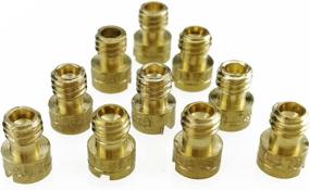 img 3 attached to Glixal GY6 49cc 50cc 80cc 100cc CVK Carburetor Carb Main Jet 139QMB 139QMA Set of 10 - Size #78, #80, #85, #87, #88, #90, #92, #94, #96, #98