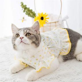 img 2 attached to Dresses Sunflower Princess Clothing Apparel Cats for Apparel