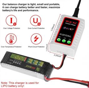 img 1 attached to HTRC LiPo Charger 2S-3S Balance Battery Charger 7.4-11.1V RC B3AC Pro Compact Charger(White)