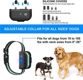 img 2 attached to Remote Dog Training Collar - Waterproof Shock Collar for Dogs (8-120lbs) with Beep, Vibration, and Safe Shock Modes - 1500Ft Range