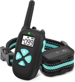 img 4 attached to Remote Dog Training Collar - Waterproof Shock Collar for Dogs (8-120lbs) with Beep, Vibration, and Safe Shock Modes - 1500Ft Range