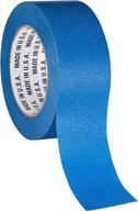 blue painters tape 2 inch x 60 yards, 24 roll case made in usa (1.88"/48mm) logo