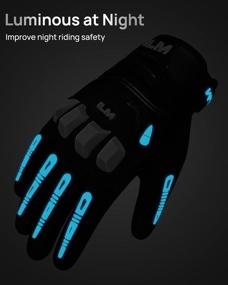 img 3 attached to 🧤 ILM JC10 Full Finger Motorcycle Gloves for Men and Women - Ideal for Motocross, BMX, ATV, MTB Racing, Dirt Bikes, Road Riding and Cycling - Touchscreen Compatible