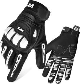 img 4 attached to 🧤 ILM JC10 Full Finger Motorcycle Gloves for Men and Women - Ideal for Motocross, BMX, ATV, MTB Racing, Dirt Bikes, Road Riding and Cycling - Touchscreen Compatible