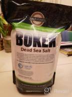 img 1 attached to Unscented Coarse Grain Dead Sea Salt - 5 Pound Bag From SaltWorks Bokek review by Amanda Adams