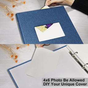 img 2 attached to DIY Self-Adhesive Photo Album For All Occasions: 60 Pages With Writing Space, Compatible With 4X6, 5X7, And 8X10 Photos