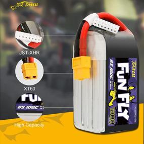 img 2 attached to High-Performance Tattu FunFly 6S Lipo Battery With XT60 Plug For FPV RC Drones, Quadcopters & UAVs