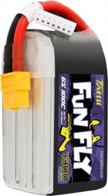 img 4 attached to High-Performance Tattu FunFly 6S Lipo Battery With XT60 Plug For FPV RC Drones, Quadcopters & UAVs