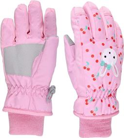 img 4 attached to TRIWONDER Kids Ski Gloves: Windproof & Warm Winter Snowboard Mittens For Boys & Girls