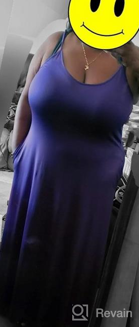img 1 attached to Plus Size Women'S Sleeveless Maxi Dress With Pockets For Casual Wear By Wolddress review by Dianne Williams