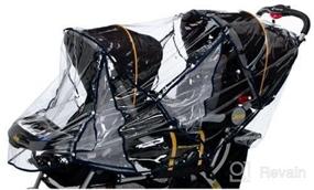 img 4 attached to Protective Rain Cover for Graco Duo Stroller, No Longer Available from Manufacturer