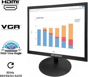 img 3 attached to Inch Monitor Color Correction 17", 1280X1024, 60Hz, Wall Mountable, S-17, HDMI by SKitphrati
