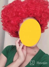 img 5 attached to Будь королевой сердец: парик STfantasy Curly Beehive для женщин и девочек-идеально подходит для Хэллоуина, аниме-вечеринок и косплея!