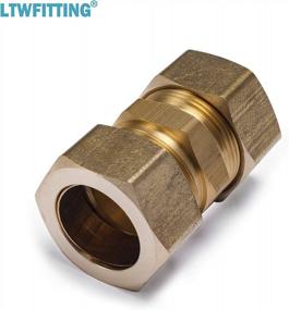 img 1 attached to LTWFITTING 3/4-Inch OD Compression Union,Brass Compression Fitting(Pack Of 10)