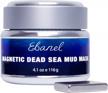 ebanel magnetic dead sea mud mask for face and body, 4.1 oz deep pore cleansing moisturizing bentonite clay detox face mask for acne, blackheads, with retinol, rosehip, avocado oil, argan oil, peptide logo