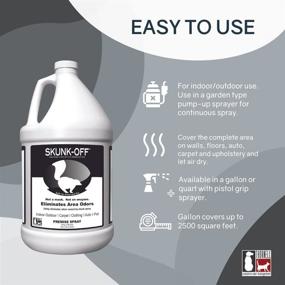 img 3 attached to 🦨 Skunk-Off: Effective Skunk Odor Remover for Dogs, Cats, Carpet, Car, Clothes & More - Enzyme-Free Formula