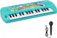 introduce musical genius with aperfectlife 32-key portable kids piano in blue logo