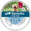 seresto flea and tick collar for large dogs (over 18 pounds) - 8-month protection, 1 pack logo