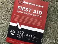 img 1 attached to 🚑 Surviveware Waterproof Premium First Aid Kit - Small Kit for Cars, Boats, Trucks, Hurricanes, Tropical Storms, and Outdoor Emergencies - 100 Piece review by Roman Palmer