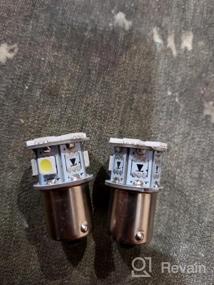img 5 attached to 🔆 2pcs Ruiandsion 1156 LED Bulb, 6V BA15S RV Light White 5050 12SMD for Back Up Reverse Turn Signal Tail Lights, Non-polarity