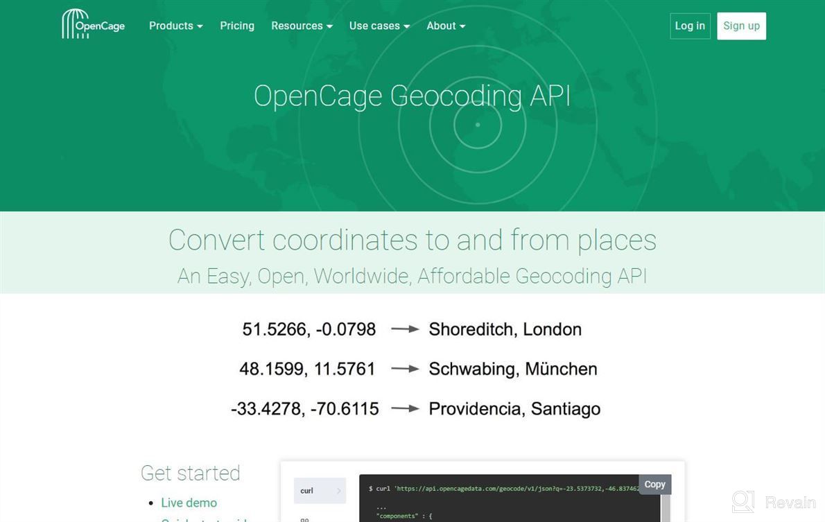 img 1 attached to OpenCage Geocoding API review by David Caldwell