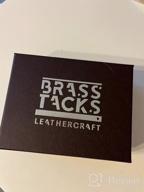 картинка 1 прикреплена к отзыву BRASS TACKS Leathercraft Handmade Blocking Men's Accessories and Wallets, Card Cases & Money Organizers от Paul Mac