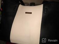 img 1 attached to Stylish 4-Piece Women'S Handbag Set: Tote, Shoulder Bag, Wallet & Satchel Purse review by Cameron Rosa