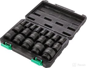 img 4 attached to 🔧 Denali 19-Piece 1/2-Inch Drive 6 Point Shallow Impact Socket Set - SAE Size | Convenient Carrying Case | Amazon Brand