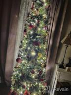 img 1 attached to 🎄 SHareconn 4ft Premium Prelit Artificial Hinged Slim Pencil Christmas Tree - Full Branch Tips with 100 Warm White & Multi-Color Lights - Top Choice for X-mas Decorations (4 FT) review by Talapon Blackburn
