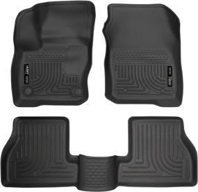 img 4 attached to 🚗 Husky Liners - 99781 Weatherbeater Front &amp; 2nd Seat Floor Mats Black for 2016-18 Ford Focus RS