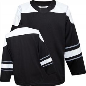 img 4 attached to H900 Series Ice Hockey Team Practice Jersey - Choose Your Team'S Color And Enjoy Thick, Breathable, And Quick-Dry High Strength Fabric