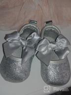 img 1 attached to Lidiano Sparkly Bowknot Sequins Slip-Resistant Headband Girls' Footwear review by Rebecca Inman