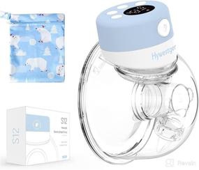 img 4 attached to Hands-Free Wearable Breast Pump - 2 Modes, 9 Levels | Rechargeable Electric Breast Pump with Massage & Pumping Mode | Includes Breast Pump Bag