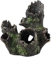 ftvogue aquarium driftwood artificial wood tree trunk root shrimp spawning ground cave fish tank vivarium decoration(st-004a) logo