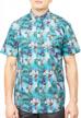 visive hawaiian shirts for men short sleeve button down/up mens shirt logo