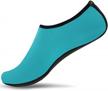 quick-dry water shoes for women and men: jackshibo barefoot aqua socks for swimming, beach, pool, yoga, and surfing logo