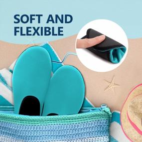 img 2 attached to Quick-Dry Water Shoes For Women And Men: JACKSHIBO Barefoot Aqua Socks For Swimming, Beach, Pool, Yoga, And Surfing