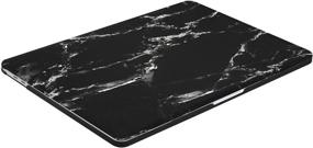 img 1 attached to UESWILL Marble Pattern Hard Shell Case Cover Compatible With 2019 2020 MacBook Pro 16 Inch With Touch Bar & USB-C, Model A2141, Black/White