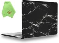 ueswill marble pattern hard shell case cover compatible with 2019 2020 macbook pro 16 inch with touch bar & usb-c, model a2141, black/white логотип