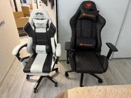 img 3 attached to Gaming chair COUGAR Rampart, upholstery: imitation leather/textile, color: black review by Czesawa Ostrow ᠌