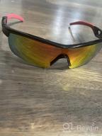 img 1 attached to FEISEDY Kids Teens Polarized Sunglasses: Stylish TR90 Frame for Boys and Girls Cycling - B2454 review by Chad Gomez