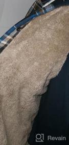 img 6 attached to Sherpa-Lined Men'S Plaid Flannel Hooded Shirt Jacket For Ultimate Comfort And Style